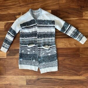 Maurices Patterned Cardigan Sweater size Large